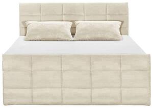 POSTEL BOXSPRING, 180/200 cm, krémová MID.YOU - Postele s úložným prostorem, Online Only