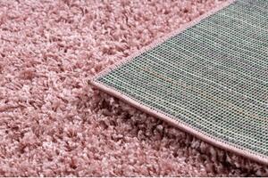 Dywany Luszczow Kusový koberec SOFFI shaggy 5 cm světle růžový Rozměr koberce: 60 x 250 cm