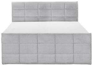 POSTEL BOXSPRING, 180/200 cm, světle šedá MID.YOU - Postele s úložným prostorem, Online Only