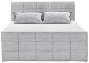 POSTEL BOXSPRING, 180/200 cm, světle šedá MID.YOU - Postele s úložným prostorem, Online Only