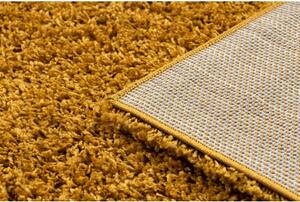 Dywany Luszczow Kusový koberec SOFFI shaggy 5 cm zlato Rozměr koberce: 60 x 250 cm