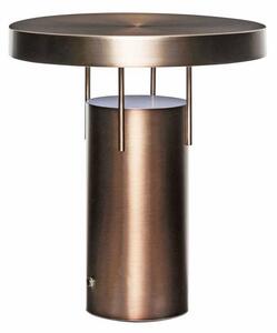 Hübsch HÜBSCH LED stolní lampa BringMe, mosaz, 28 cm, stmívatelný, Mosaz / zlato, kov, Moderní