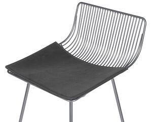 Set 2 ks barových židlí Fidelia (stříbrná). 1079008