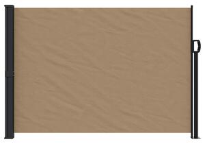 Zatahovací boční markýza taupe 140 x 600 cm