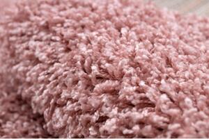 Dywany Luszczow Kusový koberec, běhoun SOFFI shaggy 5 cm světle růžový Rozměr koberce: 60 x 100 cm