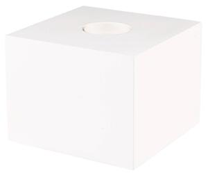 SEGULA Segula stolní lampa Cozy, bílý buk, tvar kostky, E27, Bílá / opál, Obývací pokoj / jídelna, Dřevo