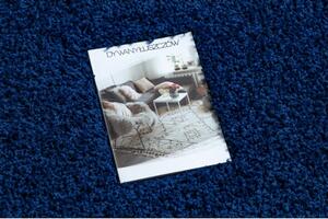 Dywany Luszczow Kusový koberec SOFFI shaggy 5 cm tmavě modrý Rozměr koberce: 60 x 100 cm