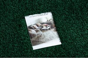 Dywany Luszczow Dětský kusový koberec SOFFI kulatý, shaggy 5 cm láhev zelená Rozměr koberce: 80 cm KRUH