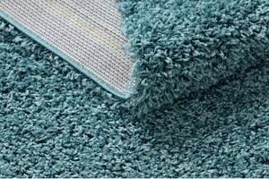 Dywany Luszczow Kusový koberec, běhoun SOFFI shaggy 5 cm modrý Rozměr koberce: 60 x 100 cm