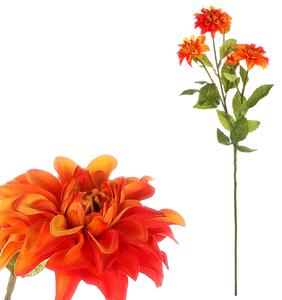 Autronic Jiřinka, barva oranžová Květina umělá KT7029