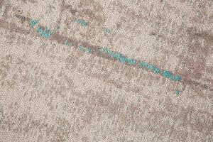 Designový koberec Rowan 240x160 šedobéžový modrý