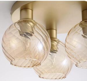 Searchlight 44521CP Stropní lustr RADIANCE CHAMPAGNE optické sklo