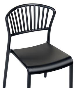Set 4 ks jídelních židlí Geronimo (černá). 1079073