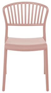 Set 4 ks jídelních židlí Geronimo (růžová). 1079072