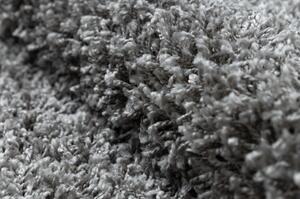 Dywany Luszczow Dětský kusový koberec SOFFI kulatý, shaggy 5 cm šedá Rozměr koberce: 80 cm KRUH