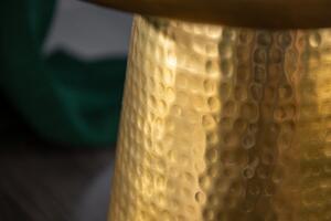 Designový odkládací stolek Malia 46 cm zlatý
