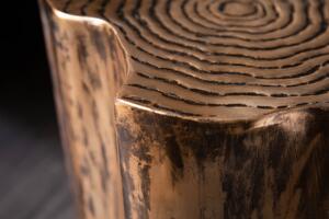 Designový odkládací stolek Malia Organic zlatý