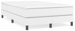 Box spring postel s matrací bílá 120x190 cm umělá kůže 3269672