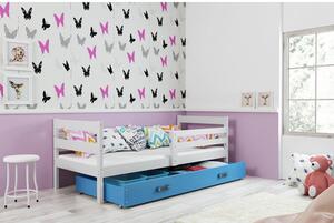 Dětská postel ERYK 200x90 cm Modrá Bílá
