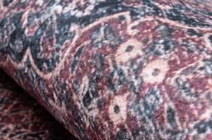 Dywany Luszczow Kusový koberec ANDRE pratelný 2288 orientální vintage protiskluz, bordó / šedá Rozměr koberce: 80 x 150 cm