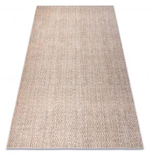 Dywany Luszczow Kusový koberec ANDRE pratelný Rybí kost 1577 protiskluz, béžový Rozměr koberce: 80 x 150 cm