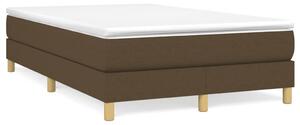 Box spring postel s matrací tmavě hnědá 120x190 cm textil 3269667