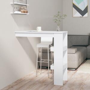 Nástěnný barový stolek bílý 102x45x103,5 cm kompozitní dřevo