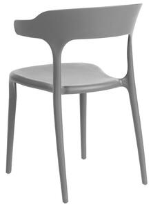 Set 4 ks jídelních židlí Gerry (tmavě šedá). 1079158