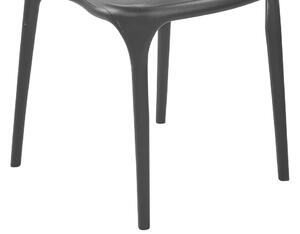 Set 4 ks jídelních židlí Gerry (černá). 1079157