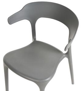 Set 8 ks jídelních židlí Gerry (šedá). 1079164
