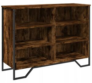 Dřevěná skříňka 101 x 35,5 x 74,5 cm, kouřový dub