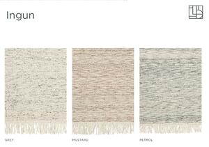 Linie Design Melírovaný koberec Ingun Grey, smetanovo-šedý Rozměr: 140x200 cm