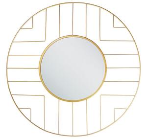 Nástěnné zrcadlo Harlow (zlatá). 1079231
