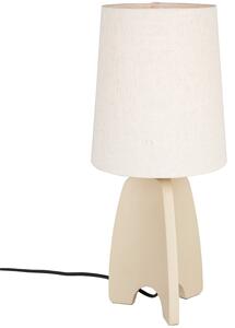 Béžová betonová stolní lampa ZUIVER SABA