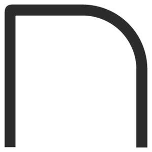 Artemide nástěnné LED svítidlo Alphabet of Light písmeno n 22 W 3000K