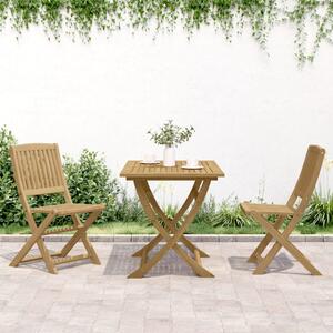 Skládací zahradní židle 2 ks 57 x 48,5 x 90 cm masivní akácie