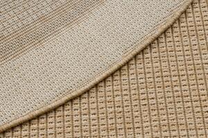 Dywany Luszczow Kusový koberec kulatý TIMO 5979 SISAL venkovní rám tmavě béžová Rozměr koberce: 150 cm KRUH
