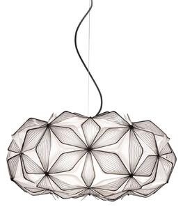 Závěsná svítidlo Slamp, C'EST LA VIE, stmívatelné, Černá, Obývací pokoj, Plast, Design
