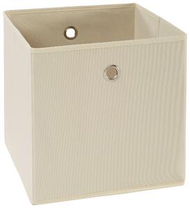SKLÁDACÍ KRABICE, kov, textil, karton, 32/32/32 cm Carryhome - Boxy do regálů & krabice do regálů