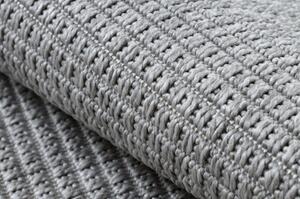 Dywany Luszczow Kusový koberec, běhoun TIMO 5979 SISAL venkovní rám světle šedá Rozměr koberce: 70 x 300 cm