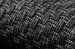 Dywany Luszczow Kusový koberec, běhoun TIMO 6272 SISAL venkovní černý Rozměr koberce: 70 x 200 cm