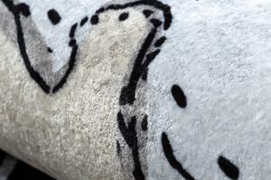 Dywany Luszczow Dětský kusový koberec JUNIOR 51974.802 pratelný Medvědi, zvířata pro děti protiskluz, šedá Rozměr koberce: 80 x 150 cm