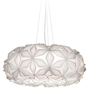 Závěsná svítidlo Slamp, C'EST LA VIE, stmívatelné, Bílá, Obývací pokoj, Plast, Design