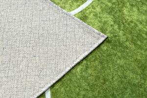 Dywany Luszczow Dětský kusový koberec JUNIOR 51307.803 pratelný Hřiště, fotbal pro děti protiskluz, zelená Rozměr koberce: 80 x 150 cm