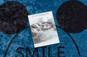 Dywany Luszczow Dětský kusový koberec JUNIOR 52244.801 pratelný Mickey Mouse pro děti protiskluz, modrý Rozměr koberce: 120 x 170 cm
