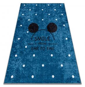 Dywany Luszczow Dětský kusový koberec JUNIOR 52244.801 pratelný Mickey Mouse pro děti protiskluz, modrý Rozměr koberce: 160 x 220 cm