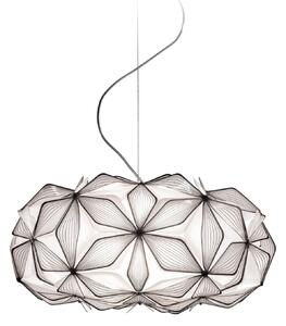 Závěsná svítidlo Slamp, C'EST LA VIE, stmívatelné, Černá, Obývací pokoj, Plast, Design