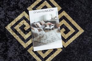 Dywany Luszczow Dětský kusový koberec MIRO 52071.803 pratelný Rám, řecký protiskluz, černý / zlatý Rozměr koberce: 120 x 170 cm