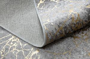 Dywany Luszczow Dětský kusový koberec MIRO 11111.2107 pratelný Mramor, glamour protiskluz, světle šedá / zlatý Rozměr koberce: 80 x 150 cm