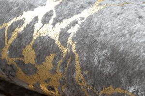Dywany Luszczow Dětský kusový koberec MIRO 11111.2107 pratelný Mramor, glamour protiskluz, světle šedá / zlatý Rozměr koberce: 160 x 220 cm